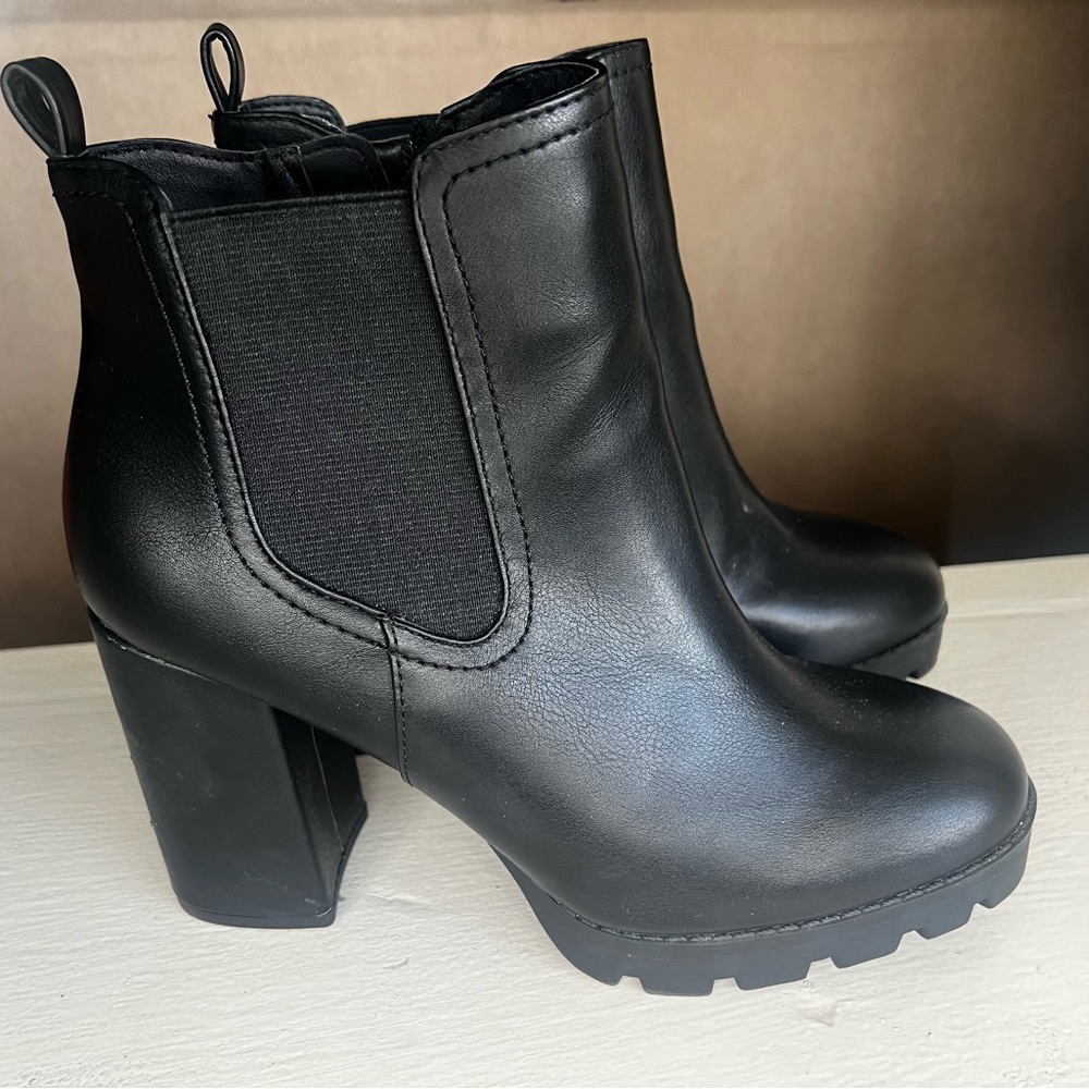 Madden Girl Faux Leather Boots